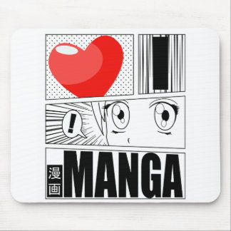 TAPIS DE SOURIS J'AIME MANGA