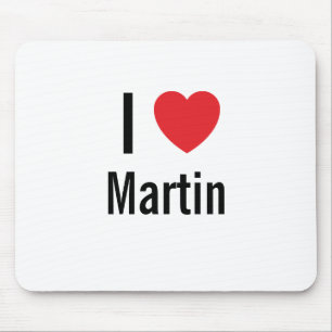 Tapis De Souris J'aime Martin