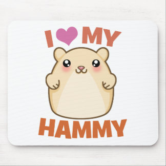 Tapis De Souris J'aime mon Hammy