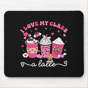 Tapis De Souris J'aime mon professeur de la Saint-Valentin femme L