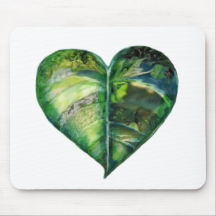 Tapis De Souris J'aime Mousepad vert