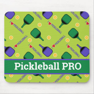 Tapis De Souris J'aime Pickleball green Pouse Pad