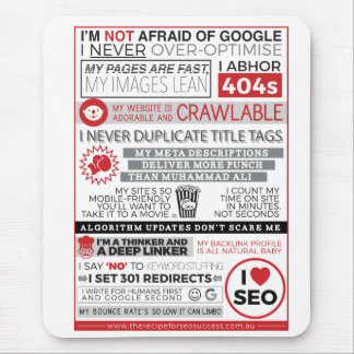 TAPIS DE SOURIS J'AIME SEO MOUSEPAD