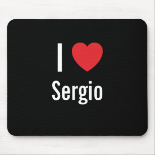 Tapis De Souris J'aime Sergio