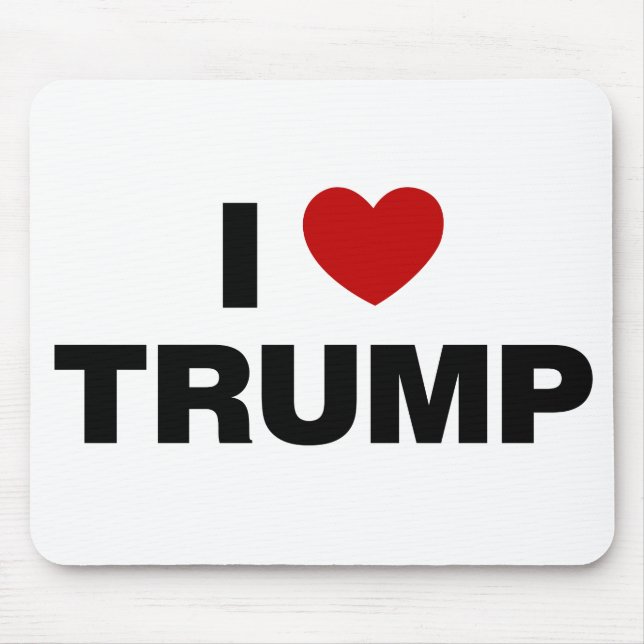 Tapis De Souris J'aime Trump (Devant)