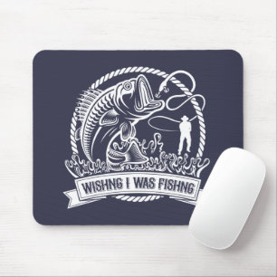 Tapis De Souris J'Aimerais Pêcher
