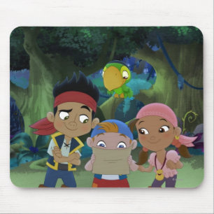 Tapis De Souris Jake et les pirates de Neverland  Carte des tréso
