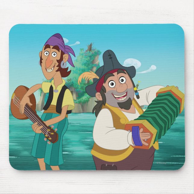 Tapis De Souris Jake et les pirates du Neverland | Sharky & Bones (Devant)
