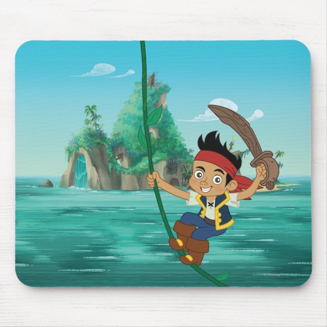 Tapis De Souris Jake et les pirates terrestres | Jake Running (Devant)