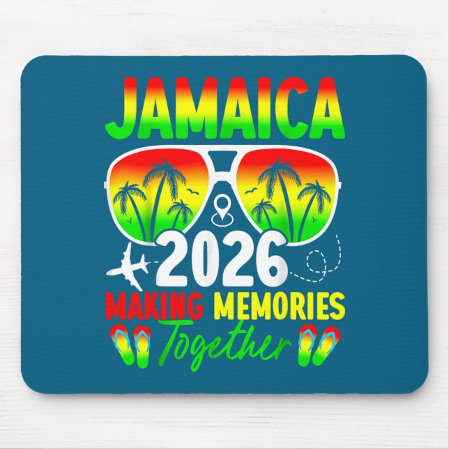 Tapis De Souris Jamaica Family Reunion 2026 Making Memories Vacati (Devant)