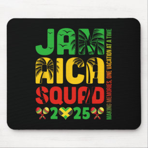 Tapis De Souris Jamaïque 2025 Vacation Trip Matching Family Squad 