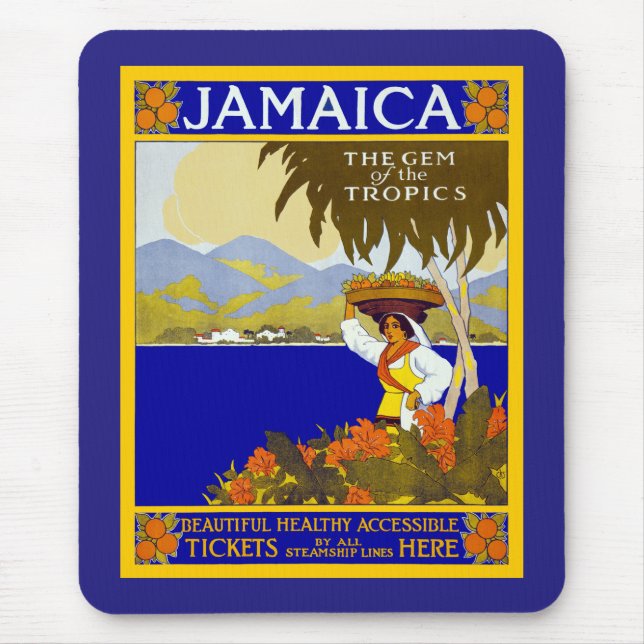 Tapis De Souris Jamaïque ~ Le joyau des tropiques (Devant)
