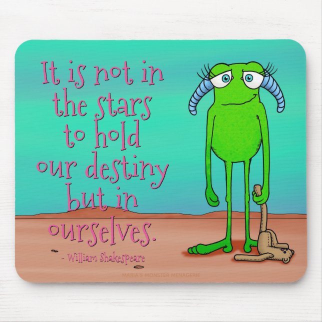 Tapis De Souris Jambes, mousepad de w/quote (Devant)