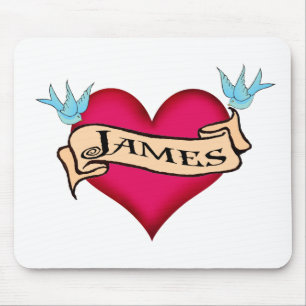 Tapis De Souris James - T-shirts et cadeaux faits sur commande de