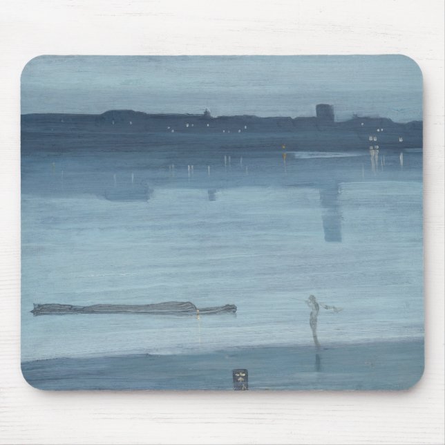 Tapis De Souris James Whistler - Nocturne : Chelsea (Devant)