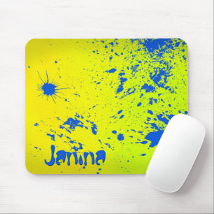 Tapis De Souris Janina Modèle Pour Votre Nom Encre Encaissée