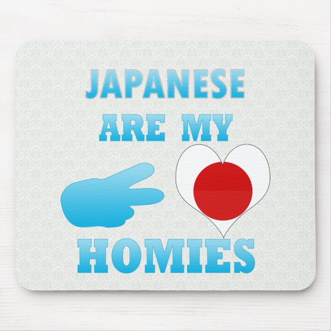 Tapis De Souris Japaneses sont mon Homies (Devant)