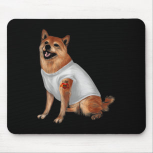 Tapis De Souris Japonais Shiba Inu Tattoo Amoureux des chiens Prop
