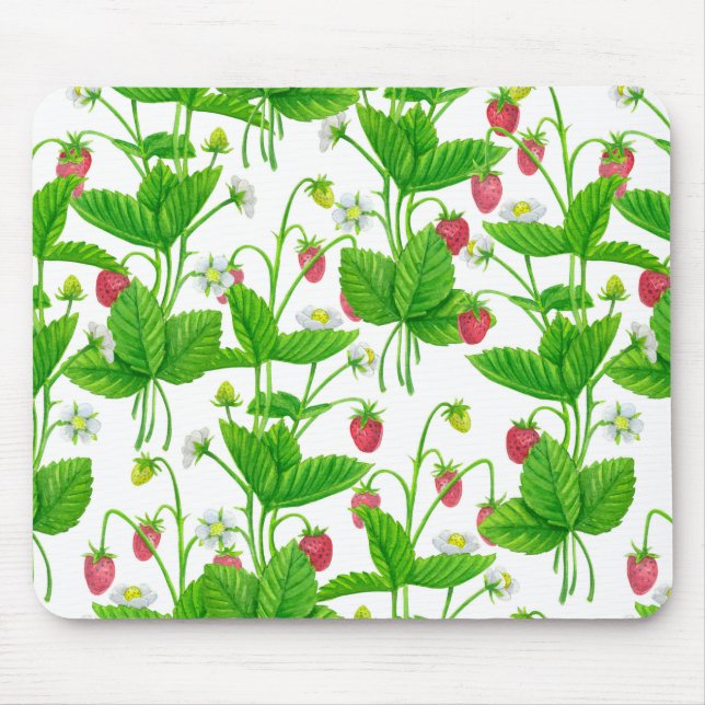 Tapis De Souris Jardin aux fraises (Devant)