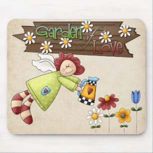 Tapis De Souris Jardin d'amour Mousepad