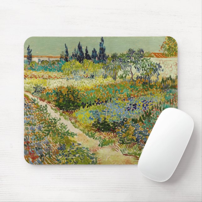 Tapis De Souris Jardin d'Arles | Vincent Van Gogh (Avec souris)