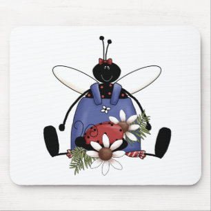 Tapis De Souris Jardin de coccinelle