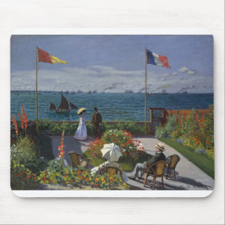 Tapis De Souris Jardin de Sainte-Adresse (1867)