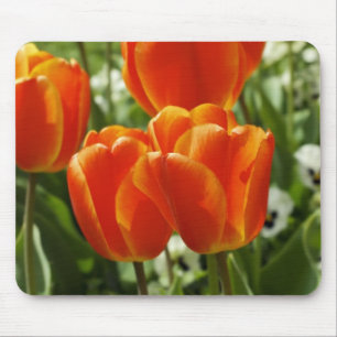 Tapis De Souris Jardin de tulipes printanières
