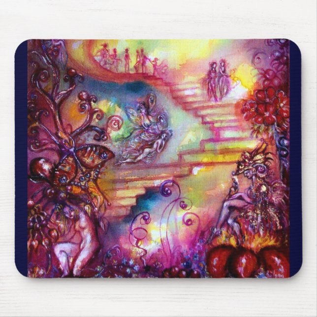 TAPIS DE SOURIS JARDIN DES OMBRES PERDUES / ESCALIERS MYSTIQUES (Devant)