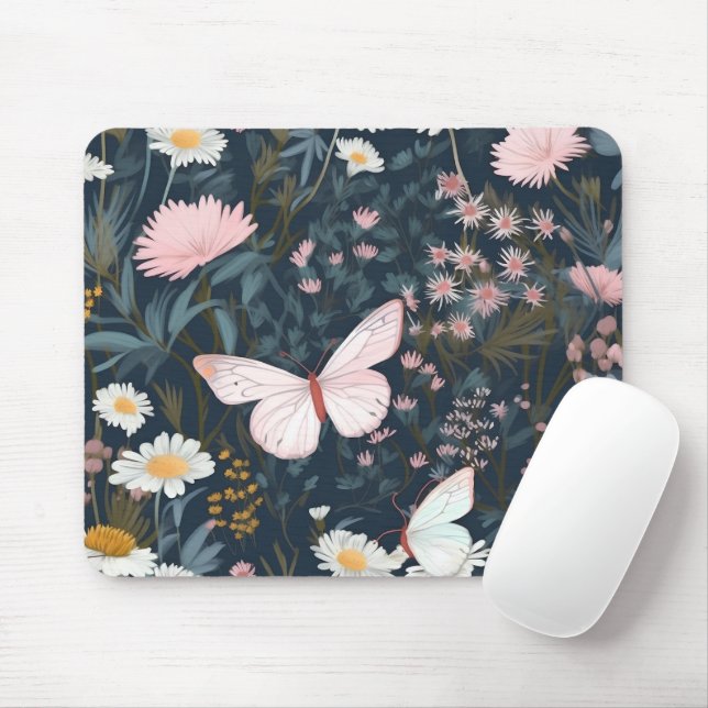 Tapis De Souris Jardin des papillons (Avec souris)