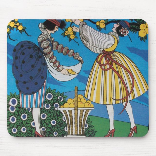 TAPIS DE SOURIS JARDIN D'ÉTÉ / CONCEPTEUR DE COSTUME MODE (Devant)
