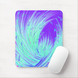 Tapis De Souris Jardin enchanté violet Abstrait