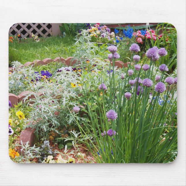 Tapis De Souris Jardin Floral (Devant)