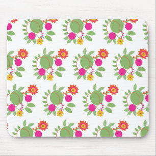 Tapis De Souris Jardin Floral Hippy