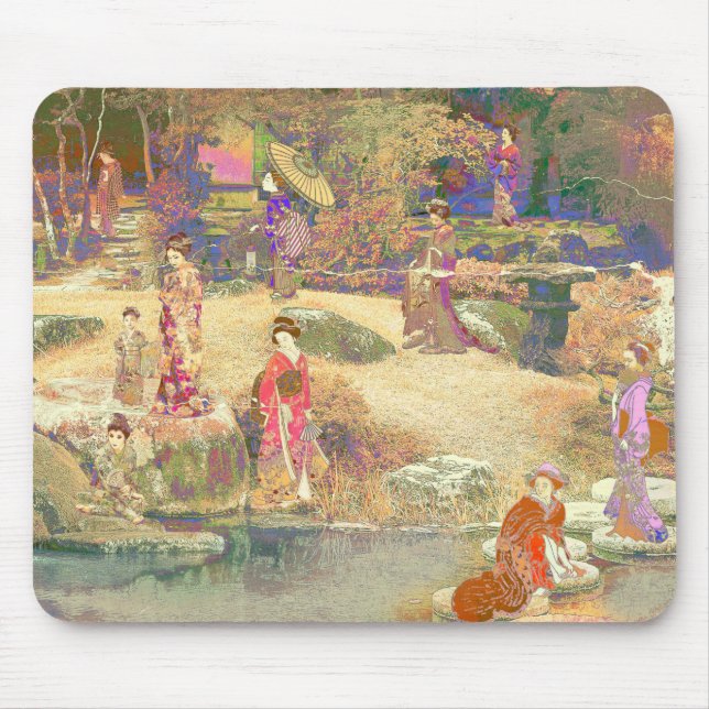 Tapis De Souris Jardin japonais II / Édition Washed (Devant)
