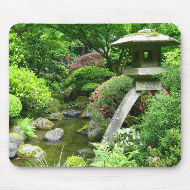 Tapis De Souris Jardin japonais Mousepad (Devant)