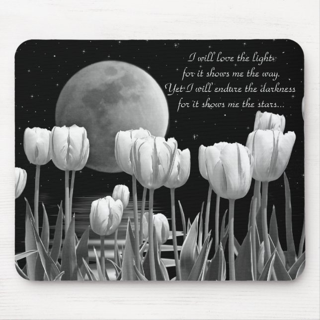 Tapis De Souris Jardin Lune (Devant)