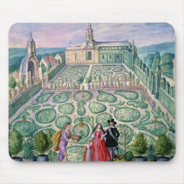 Tapis De Souris Jardin néerlandais, 1650 (la semaine sur le (Devant)