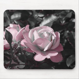 Tapis De Souris Jardin rose rose