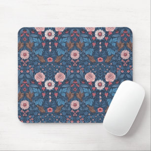 Tapis De Souris Jardin sauvage en bleu