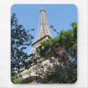 Tapis De Souris Jardin Tour Eiffel