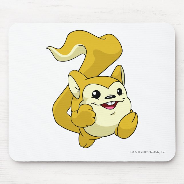 Tapis De Souris Jaune de Meerca (Devant)
