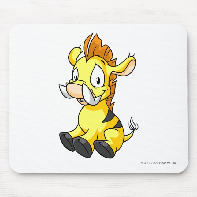 Tapis De Souris Jaune de Moehog (Devant)
