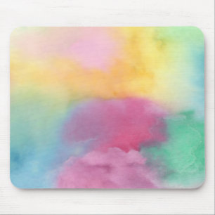 Tapis De Souris Jaune foncé, Vert, Mousepad rose