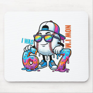 Tapis De Souris J'avais 6 ans j'ai 7 ans anniversaire baseball gar