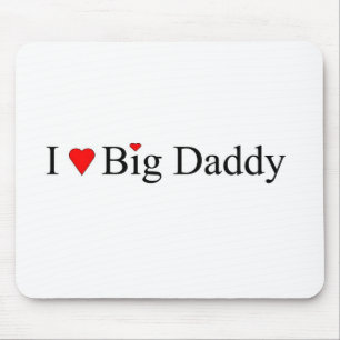 Tapis De Souris Je Coeur Big Daddy