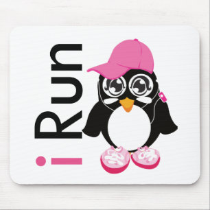 Tapis De Souris je cours le pingouin