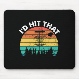 Tapis De Souris Je frapperais ce drôle de disque de disc golf