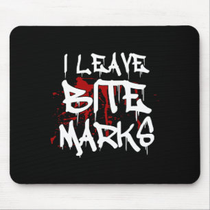 Tapis De Souris Je Laisse Bite Marks Amusant Halloween Vampire san
