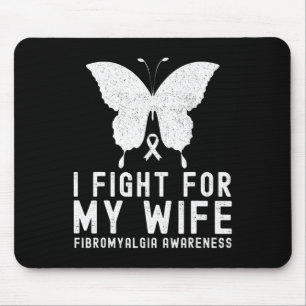 Tapis De Souris Je Lutte Pour Mon Épouse Fibromyalgie Mois B